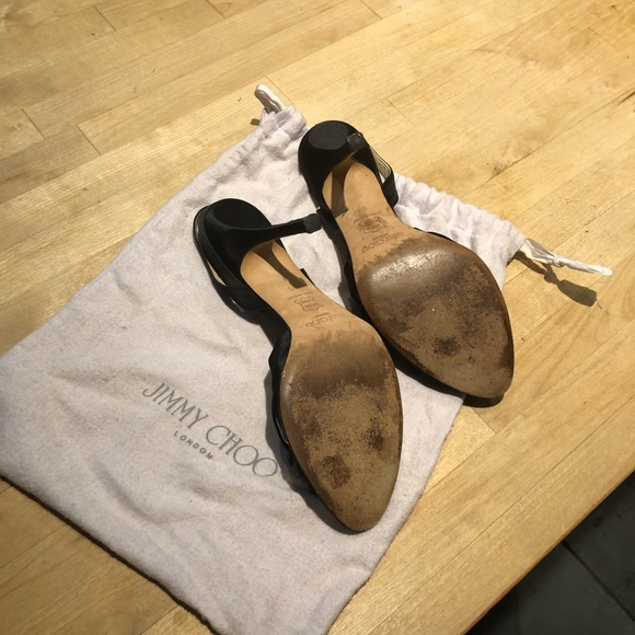 Jimmy Choo Satin Heels Size 39 - Picture 5 of 8